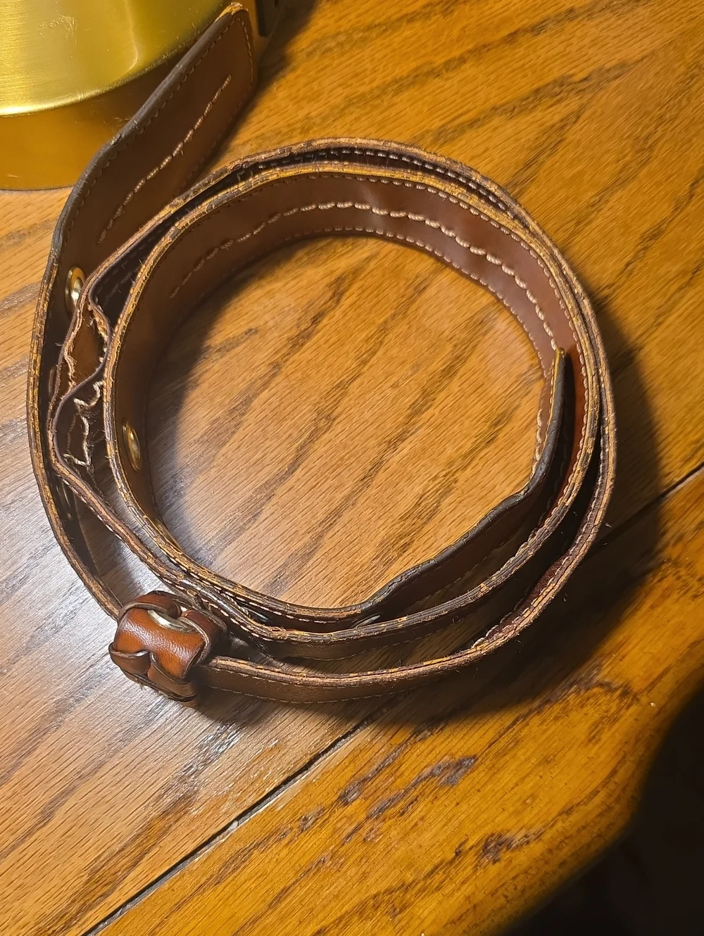 Coach Strap For Vintage Bleecker Signature Hobo *Damaged * Brown Leather